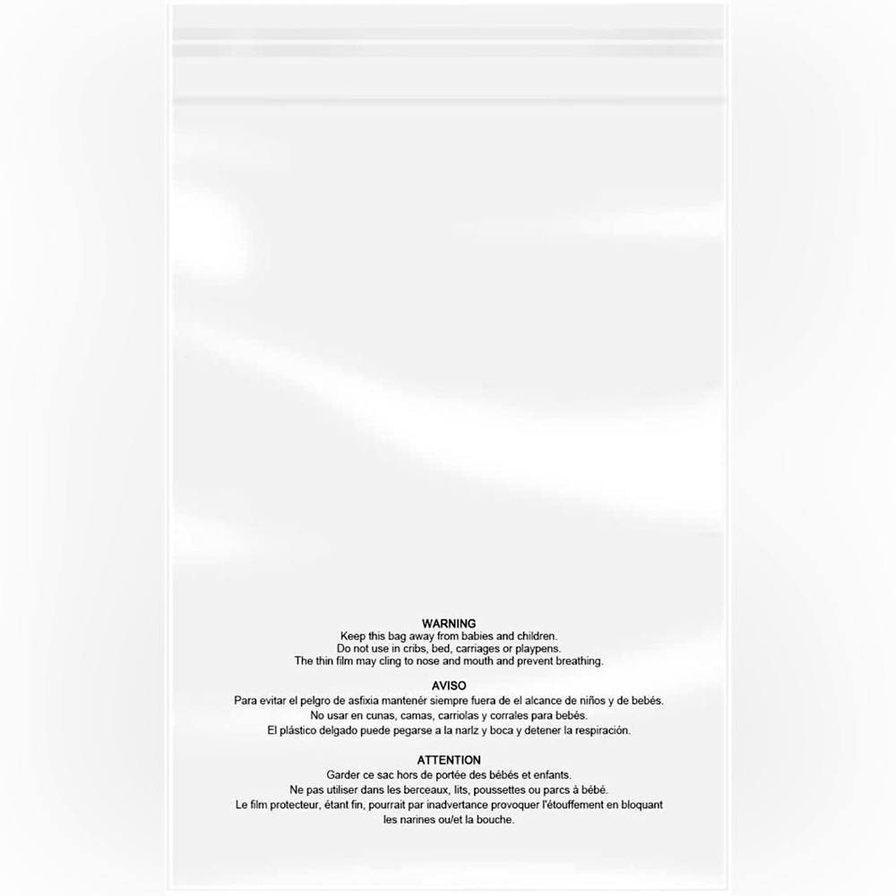 ❤️ CLEAR Bags STORAGE BAGS Self Seal OR Zip Bags inventory packing gift bag - Picture 3 of 5
